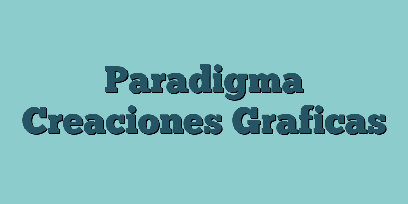 Paradigma Creaciones Graficas