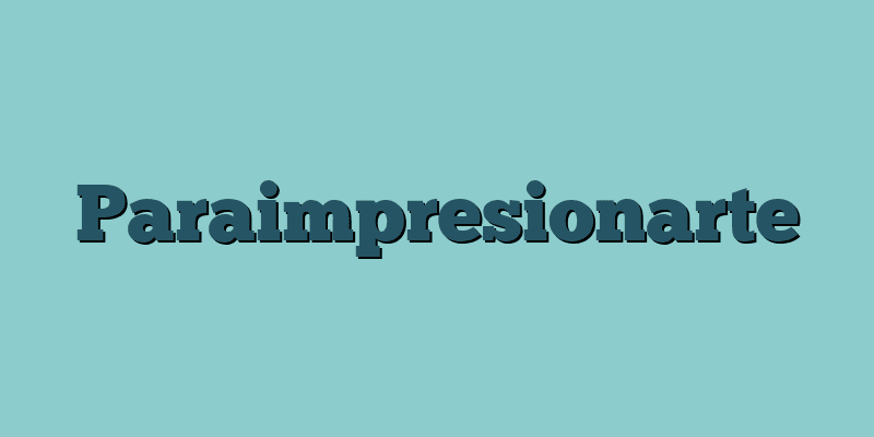 Paraimpresionarte