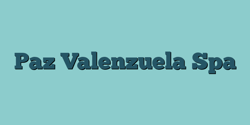 Paz Valenzuela Spa
