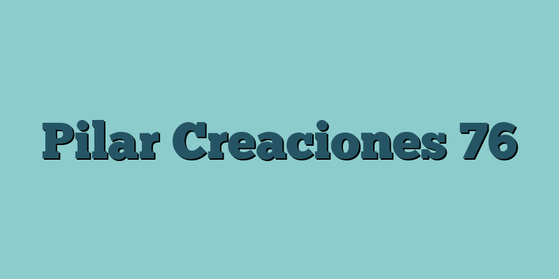Pilar Creaciones 76