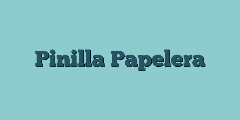 Pinilla Papelera