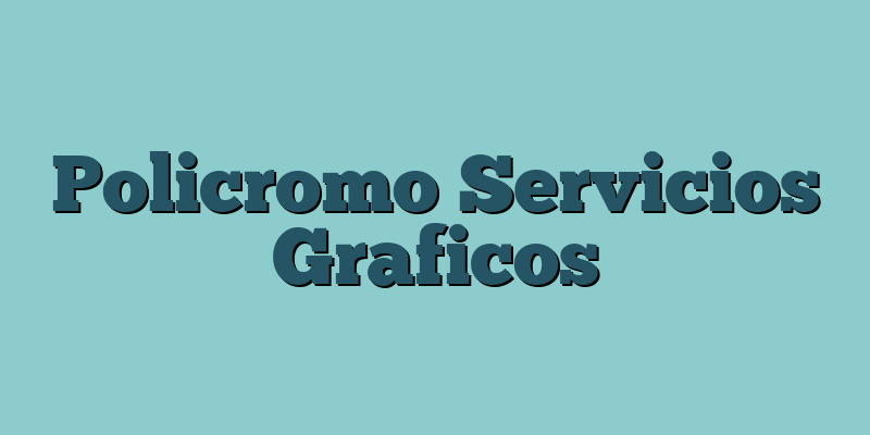Policromo Servicios Graficos