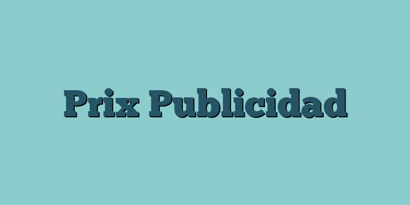 Prix Publicidad
