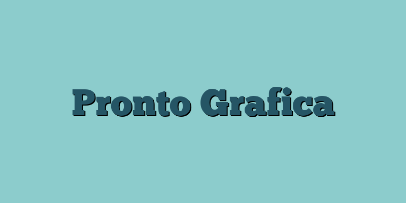Pronto Grafica