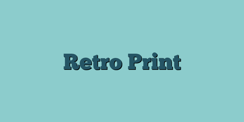 Retro Print