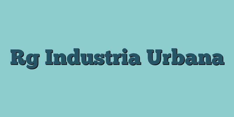Rg Industria Urbana