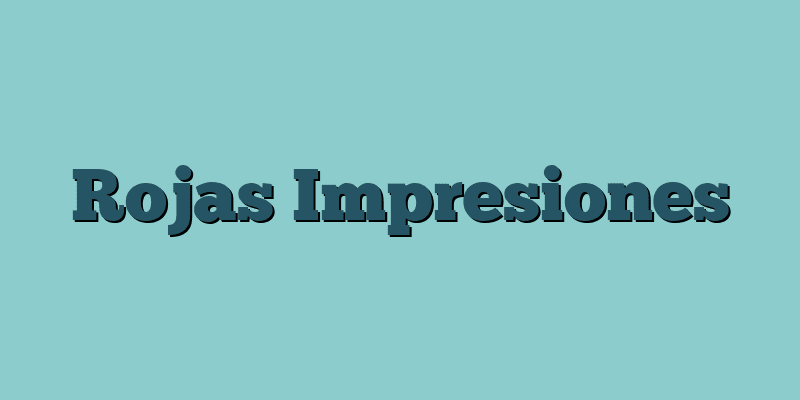 Rojas Impresiones