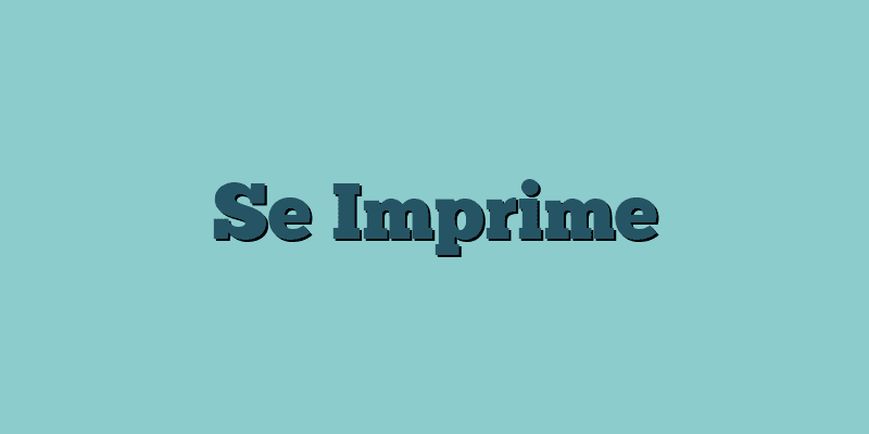 Se Imprime