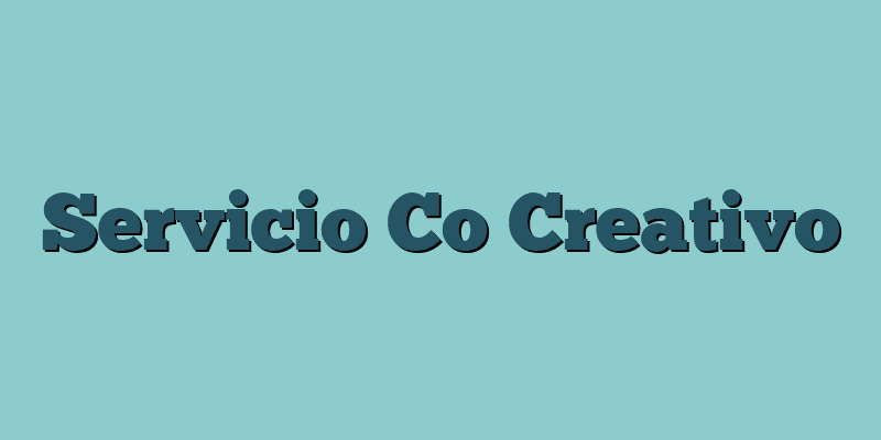 Servicio Co Creativo
