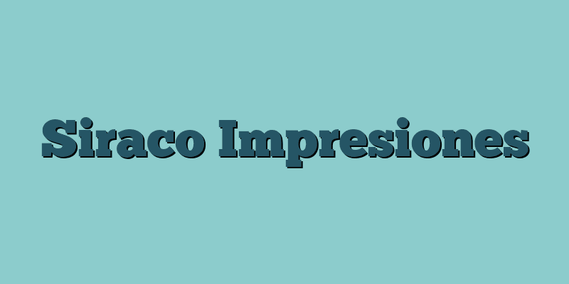 Siraco Impresiones