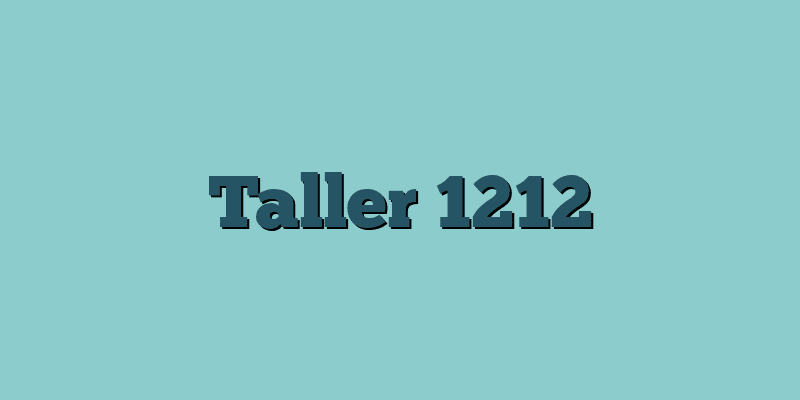 Taller 1212
