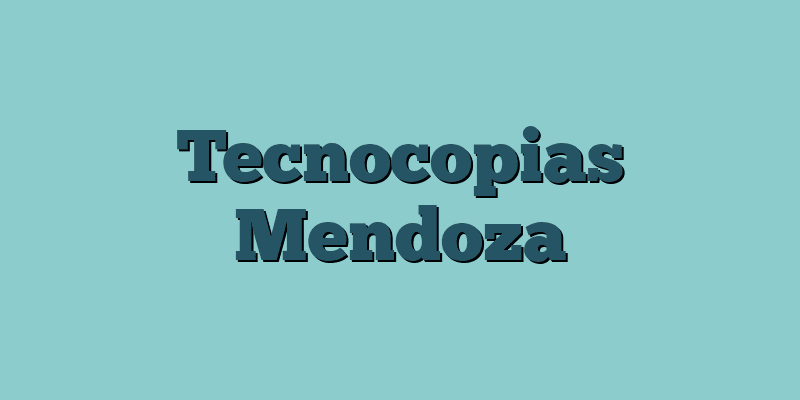 Tecnocopias Mendoza