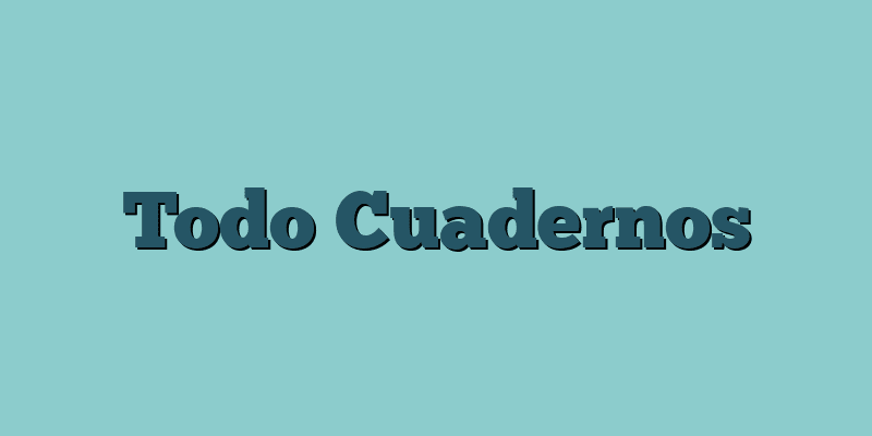 Todo Cuadernos