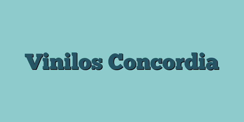 Vinilos Concordia