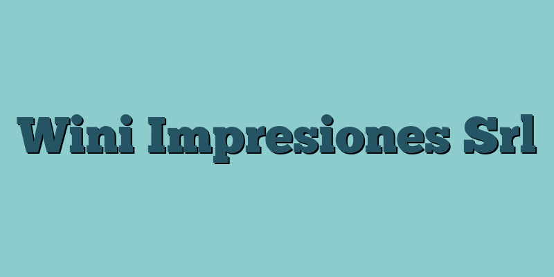 Wini Impresiones Srl