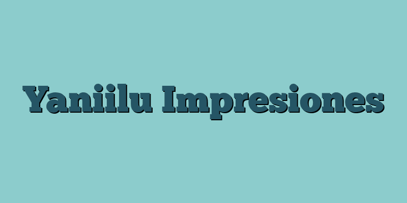 Yaniilu Impresiones