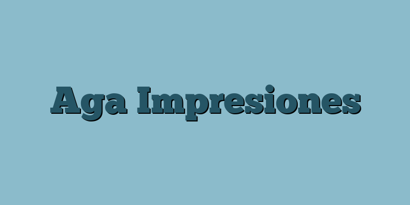 Aga Impresiones