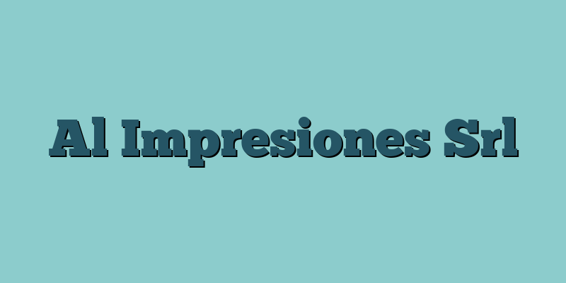 Al Impresiones Srl