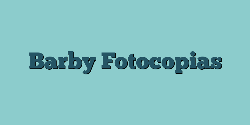 Barby Fotocopias
