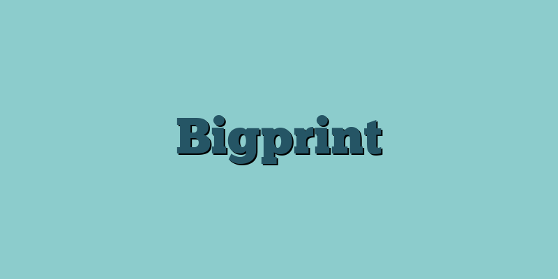 Bigprint
