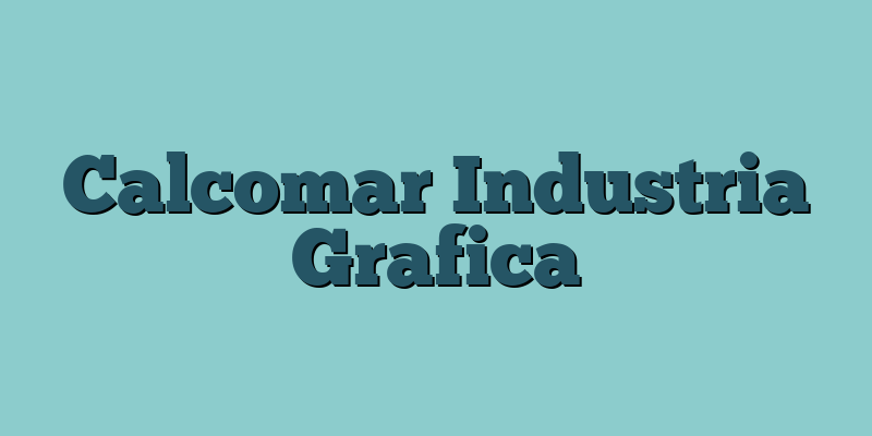 Calcomar Industria Grafica