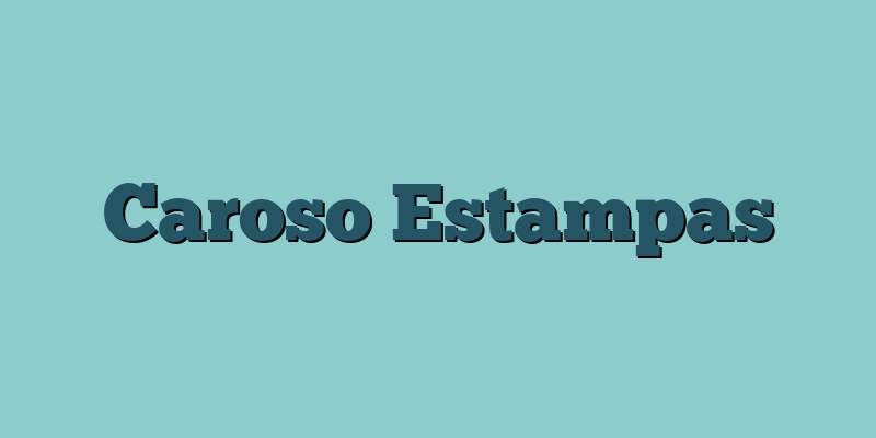 Caroso Estampas