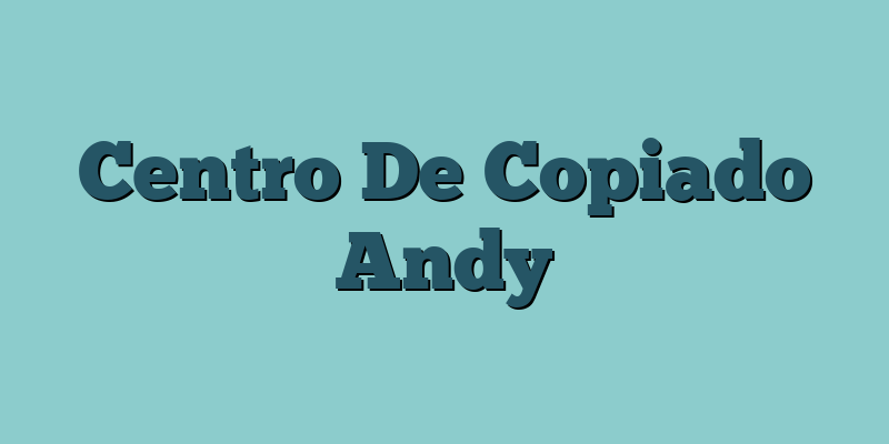 Centro De Copiado Andy