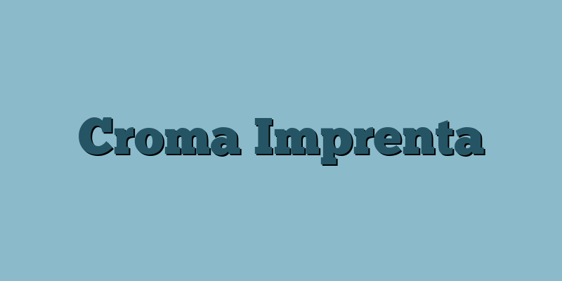 Croma Imprenta