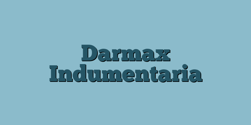 Darmax Indumentaria