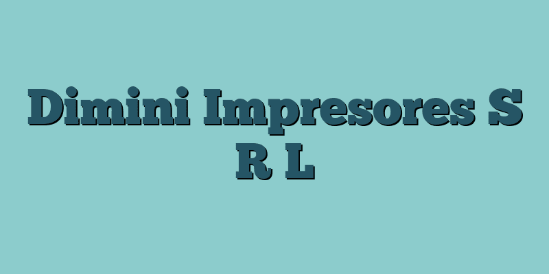 Dimini Impresores S R L