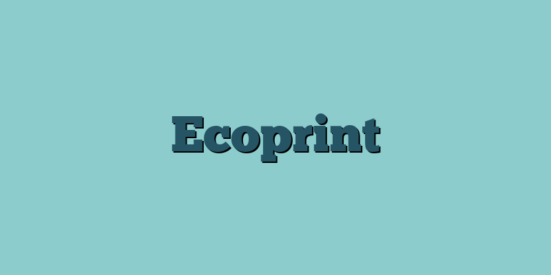 Ecoprint