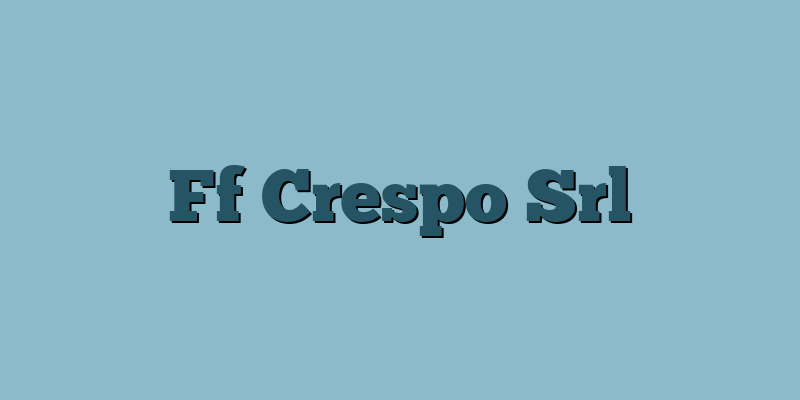 Ff Crespo Srl