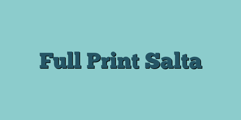 Full Print Salta