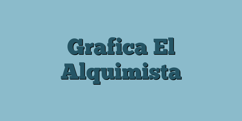 Grafica El Alquimista