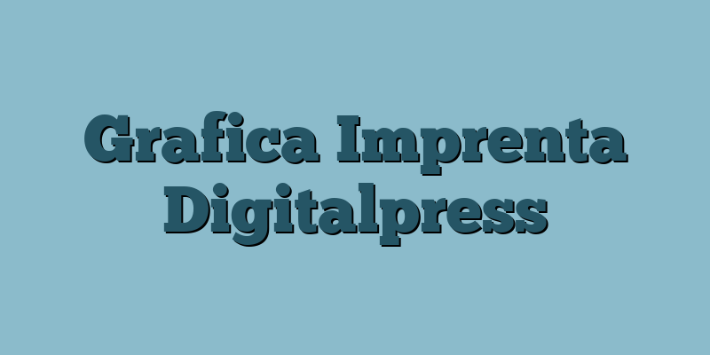 Grafica Imprenta Digitalpress