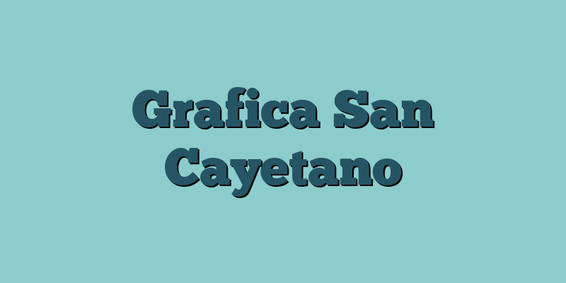 Grafica San Cayetano