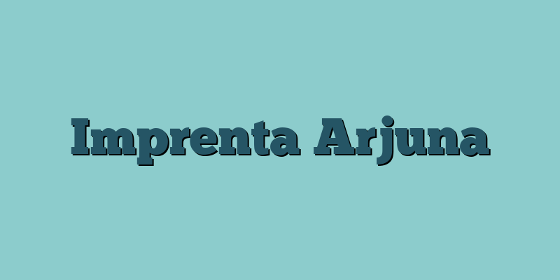Imprenta Arjuna
