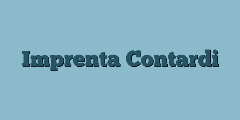 Imprenta Contardi