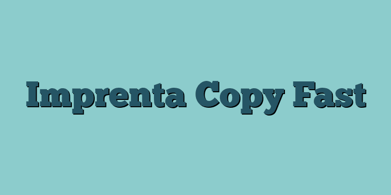 Imprenta Copy Fast