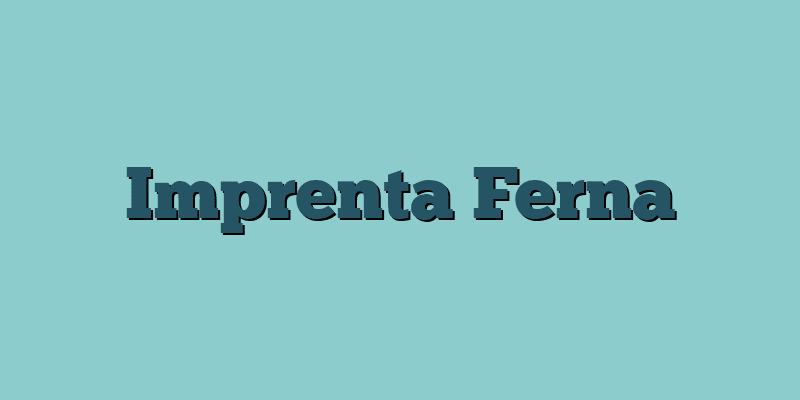 Imprenta Ferna