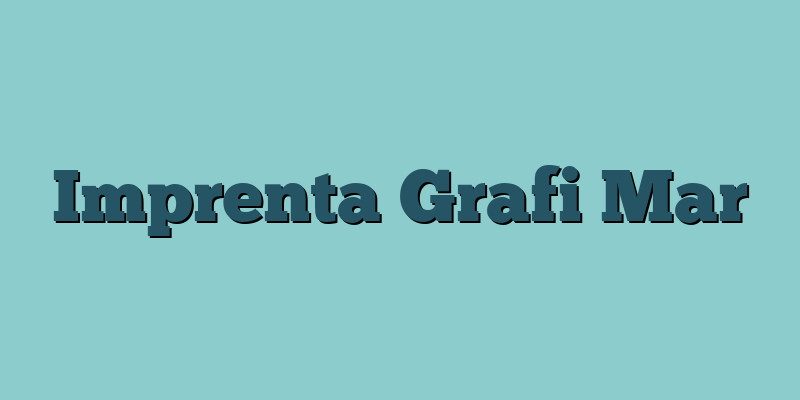 Imprenta Grafi Mar