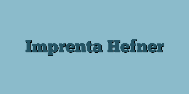 Imprenta Hefner