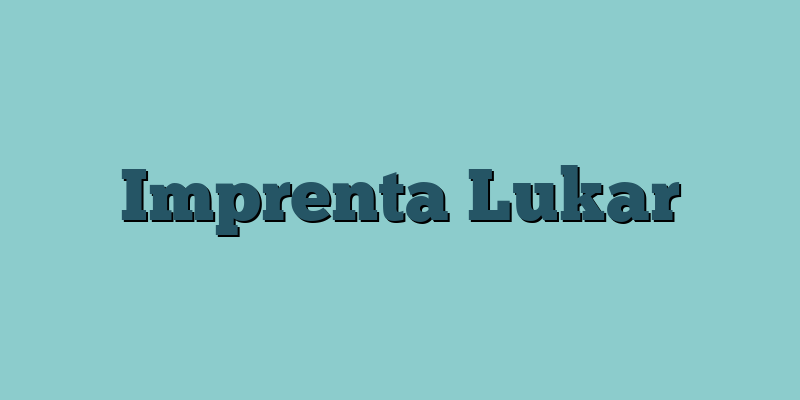 Imprenta Lukar