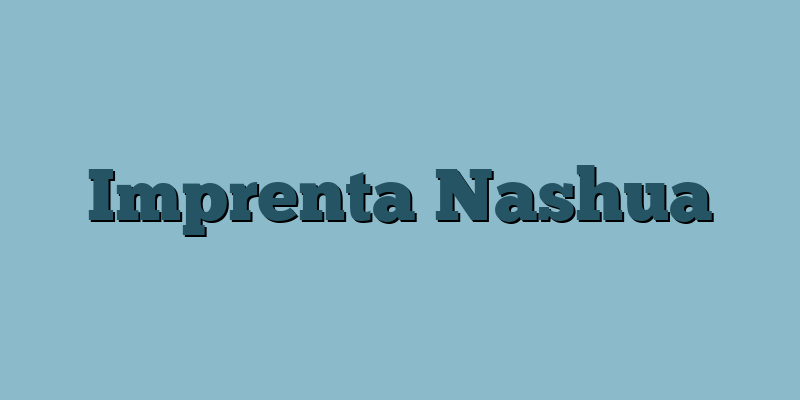 Imprenta Nashua