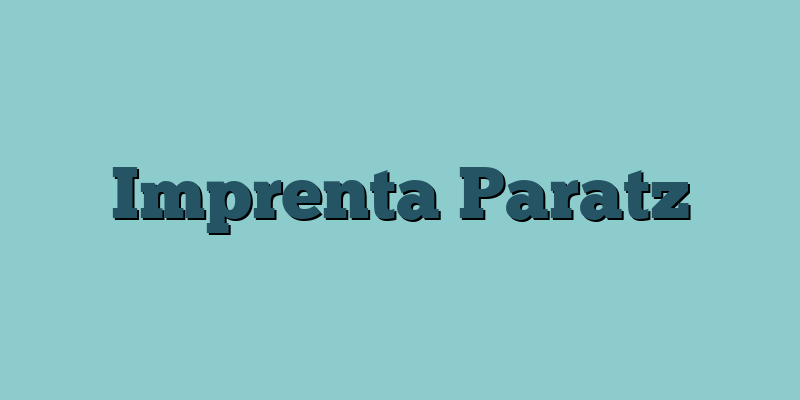 Imprenta Paratz