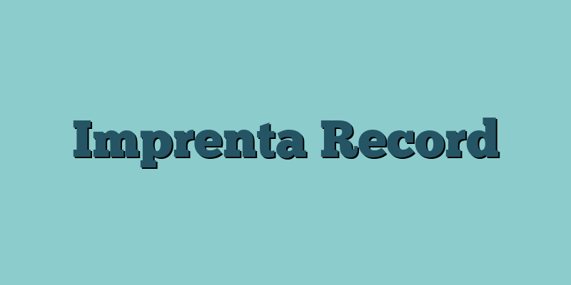 Imprenta Record