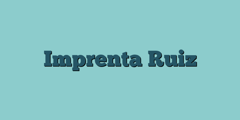 Imprenta Ruiz