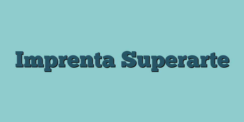 Imprenta Superarte