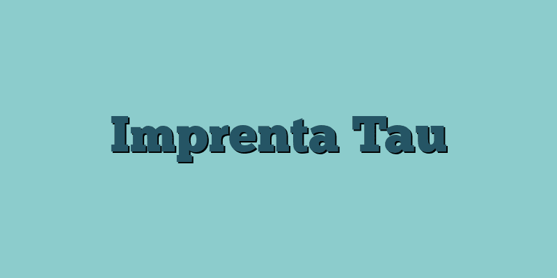 Imprenta Tau