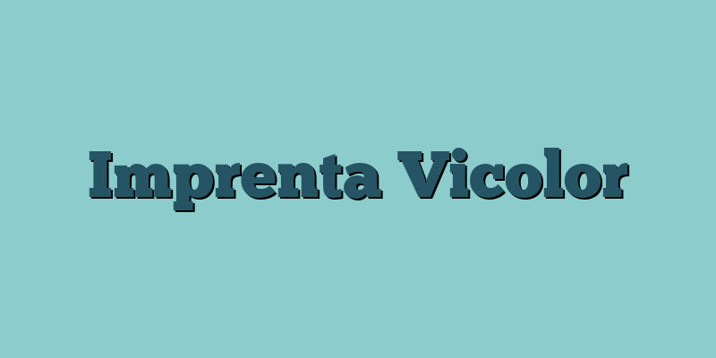 Imprenta Vicolor